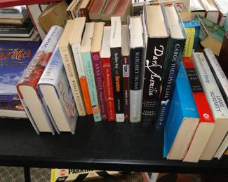 Hardcover and softcover books too