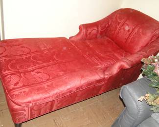 Vintage Ruby Red couch