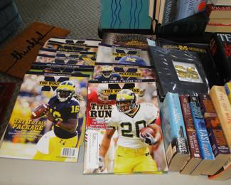 University of Michigan memorabilia, which we have lots of, and many more pictures to follow 