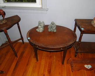 Like this oval one with an inlayed finish