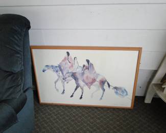 Native American framed art