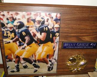 Brian Griese #14 University of Michigan National Conference Champions