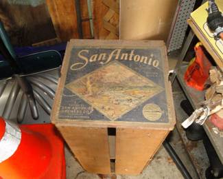 Vintage wooden crate