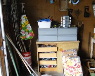 That cabinet with the sliding door is  a great project  piece