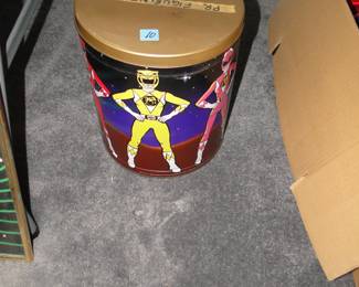 Power Rangers tin