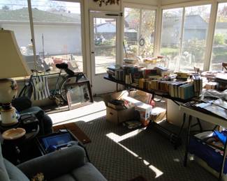 Lots to look at, and volumes of books too