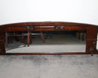 Vintage hall coat hook mirror