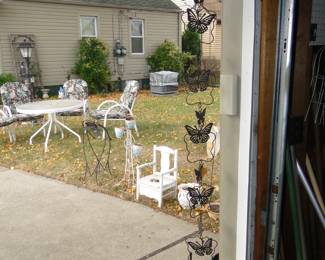 Butterfly rain chain