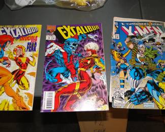 Excalibur and X-Men comics