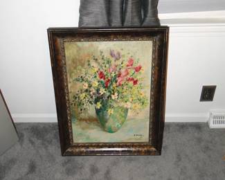 Vintage oil painting