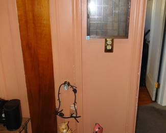 Chalk art figures, can be found all over the house