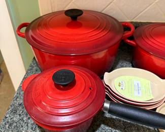 Le Creuset enamel cookware
