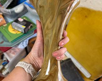 Beautiful Weller Brown Swirl Case Marbleized