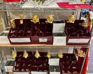 Six Sets of Danbury Christmas Ornaments plus Extras