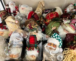 Santa Face Ornaments