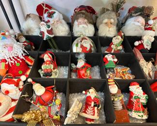 Santa Ornaments