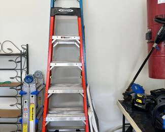 Werner 6' and 8' and Cosco Step Ladders, 