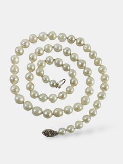 Fine 14K Gold Cultured Pearl 6mm 17 Inch Necklace
