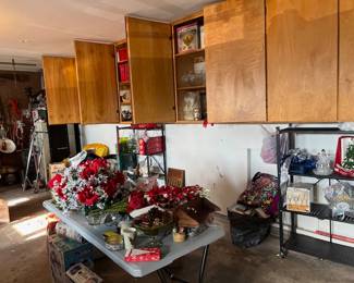 More Christmas.....the garage is full - it's all been re-arranged nicely for you, this was taken early on in the sorting process (sorry about that)