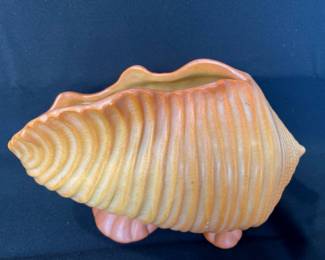Vintage Roseville Footed Shell Vase

