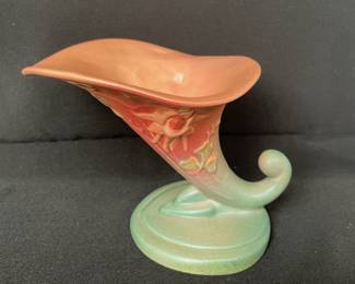 Vintage Roseville Colombine Cornucopia Vase
