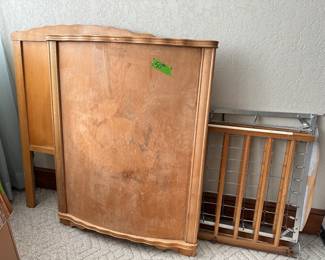 Antique baby crib