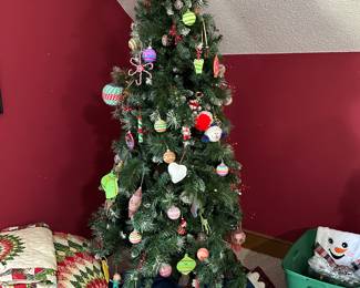 Decorated Christmas tree