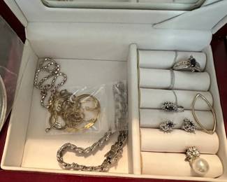 Real sapphire, diamond jewelry