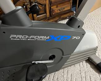Exercise equipment pro form bike 