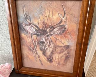 Deer decor picture 