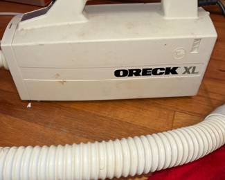 Oreck XL Canister Vacuum Cleaner Model BB870 - AW -White with Hose Attachment