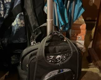 Kensington Contour Two Wheeled Laptop Bag Carry On Luggage