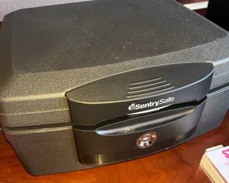 Sentry Safe H0100 Fireproof Waterproof Box with Key Lock