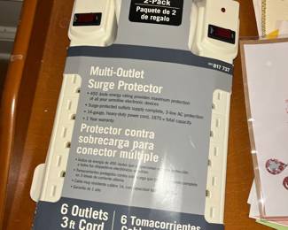 2 pack multi outlet surge protector