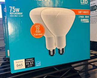 75 W Ecosmart LED bulbs