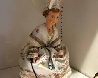 Vintage French Souvenir Composition Doll
