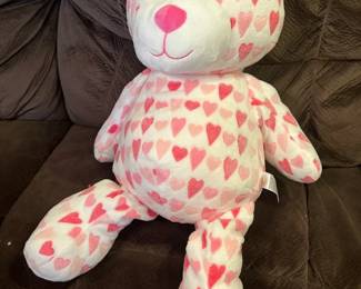 Animal Adventure Valentine Heart Plush Bear