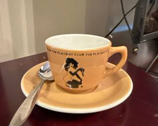 The Playboy Club Ceramic cup and saucer 1960s - Jackson China