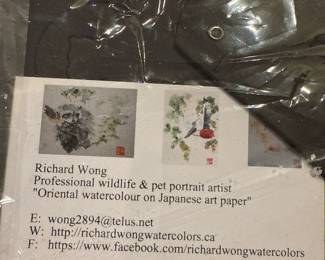Richard Wong "Oriental Watercolour on Japanese Art Paper"