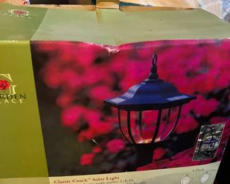 Garden Place Classic Coach Solar Light 4 pack