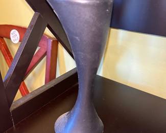 Peter Saenger Black Futuristic Ceramic Goblet