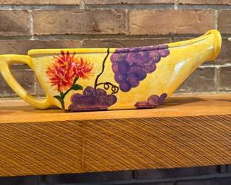 handpainted gravy boat