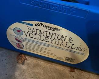 Gamelife Badminton & Volleyball Set
