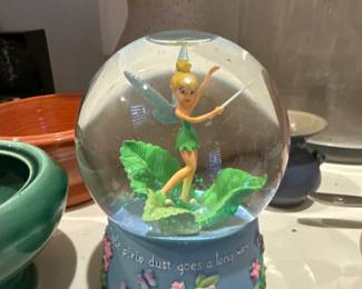 Disney Musical Snow Globe Tinkerbell