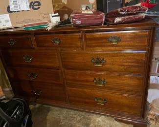 Chippendale Style Solid Cherry Dresser