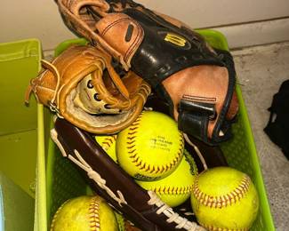 Baseball Gloves Baseballs