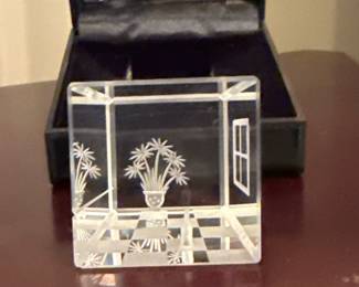 Steinbach SMall Vintage 3D Etched Paperweight