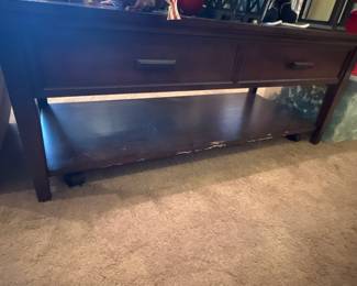 Mahogany Console Table