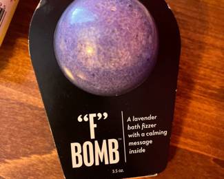 "F" Bomb lavender bath fizzer