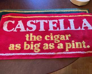 Vintage Castella Pub Bar Beer Towel